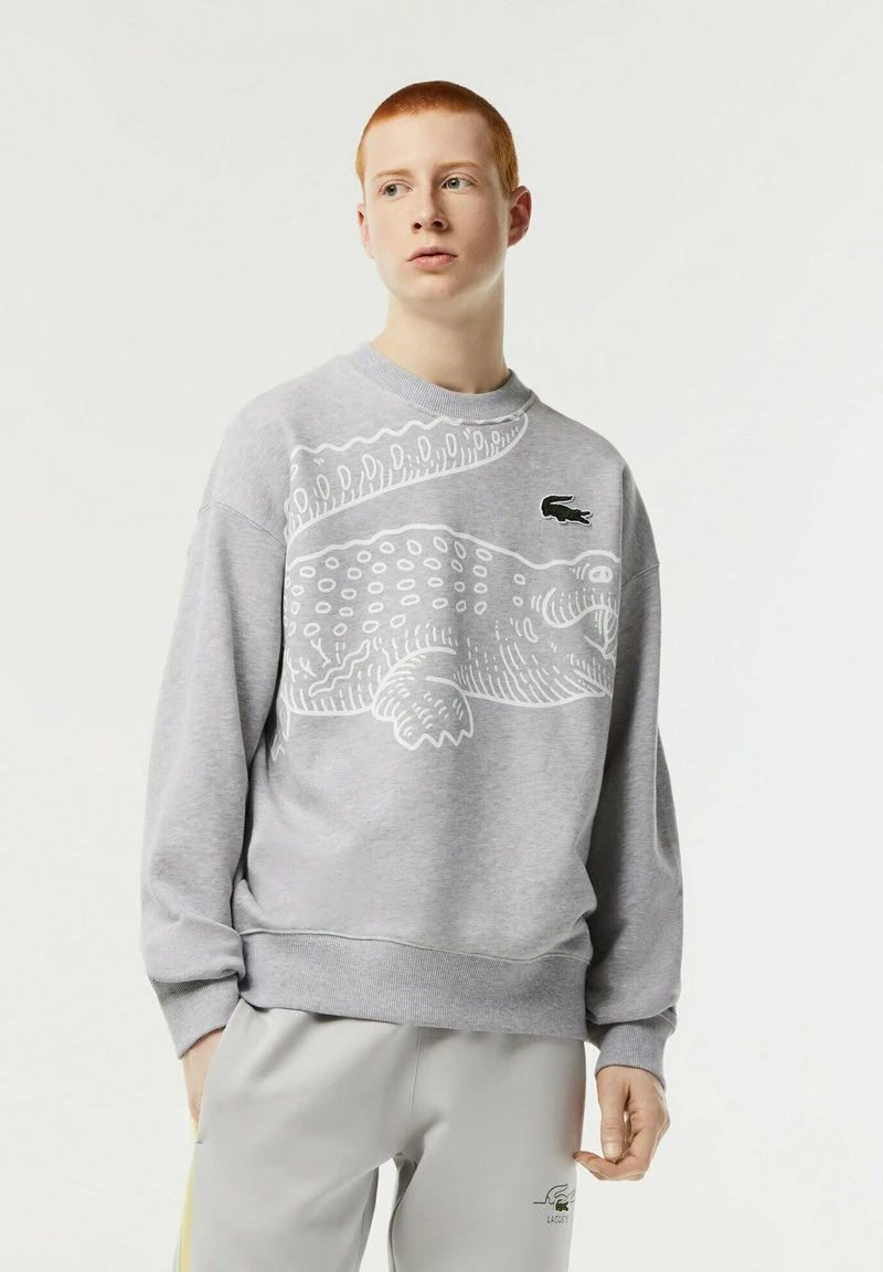 Lacoste Sweatshirt - Gris Chiné 3 Lacoste Sweatshirt - Gris Chiné