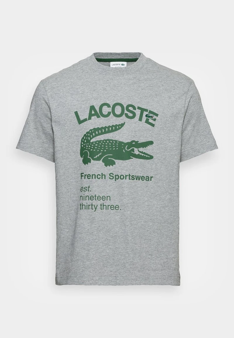 Lacoste T-Shirt Print - Gris Chine 3 Lacoste T-Shirt Print - Gris Chine
