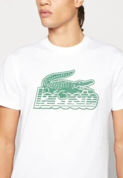 Lacoste UNISEX - T-Shirt Print - White 13 Lacoste UNISEX - T-Shirt Print - White -Lacoste ea74426c0aec407cb31f8b21500f4fd5