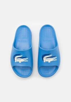 Lacoste CROCO 2.0 - Pantolette Flach - Blu/off White 11 Lacoste CROCO 2.0 - Pantolette Flach - Blu/off White -Lacoste ea7d86a951304a888b84172a73db5cad