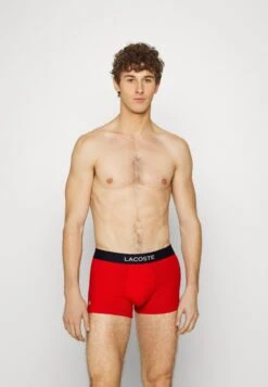 Lacoste 3 PACK - Panties - Red/navy Blue -Lacoste ec1b25317414481faa28f115041a1d9a