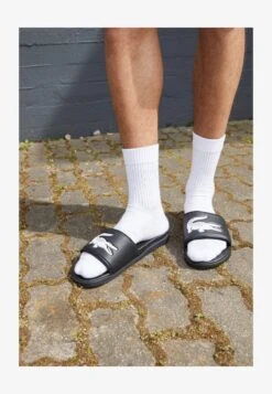 Lacoste CROCO DUALISTE - Pantolette Flach - Black/white 10 Lacoste CROCO DUALISTE - Pantolette Flach - Black/white -Lacoste ee0b945cf2574fdc8a8090928d9e6882