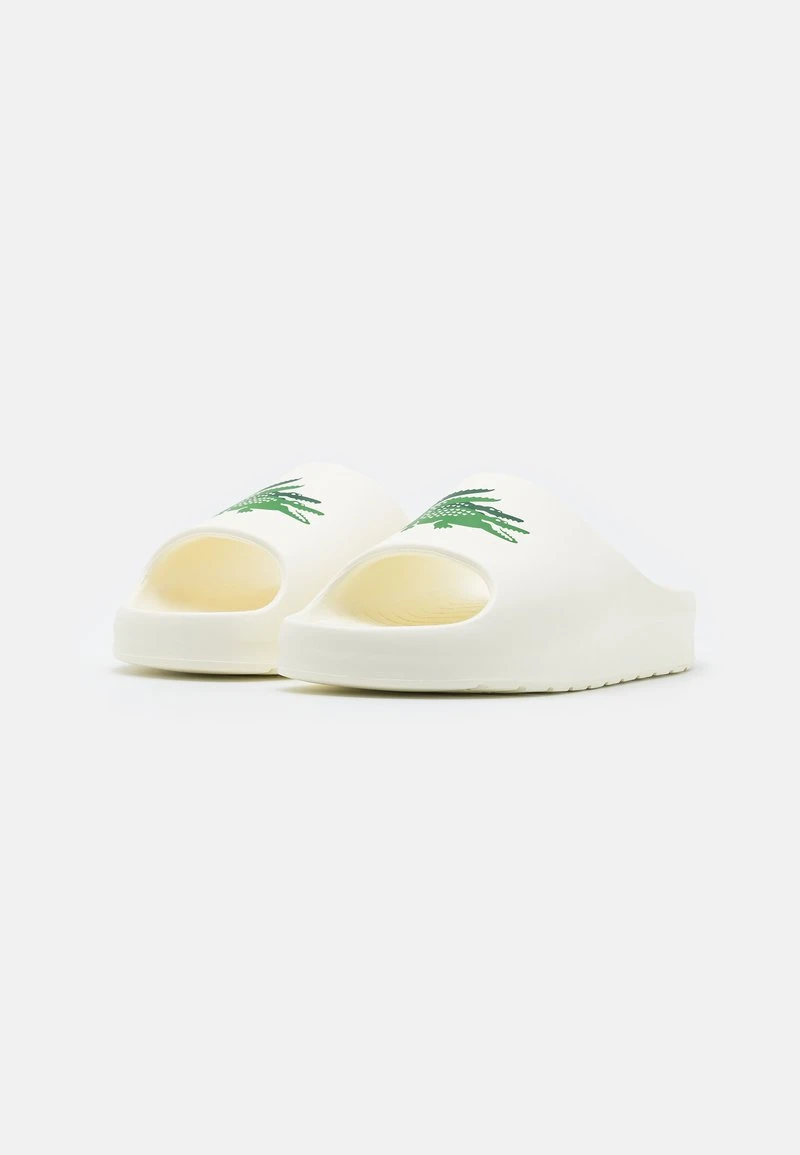 Lacoste CROCO 2.0 - Pantolette Flach - Off White/green 4 Lacoste CROCO 2.0 - Pantolette Flach - Off White/green – Bild 2