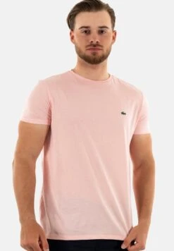Lacoste T-Shirt Basic - Rose 11 Lacoste T-Shirt Basic - Rose -Lacoste f0759908498246fc854e06f624ce9e3f 1