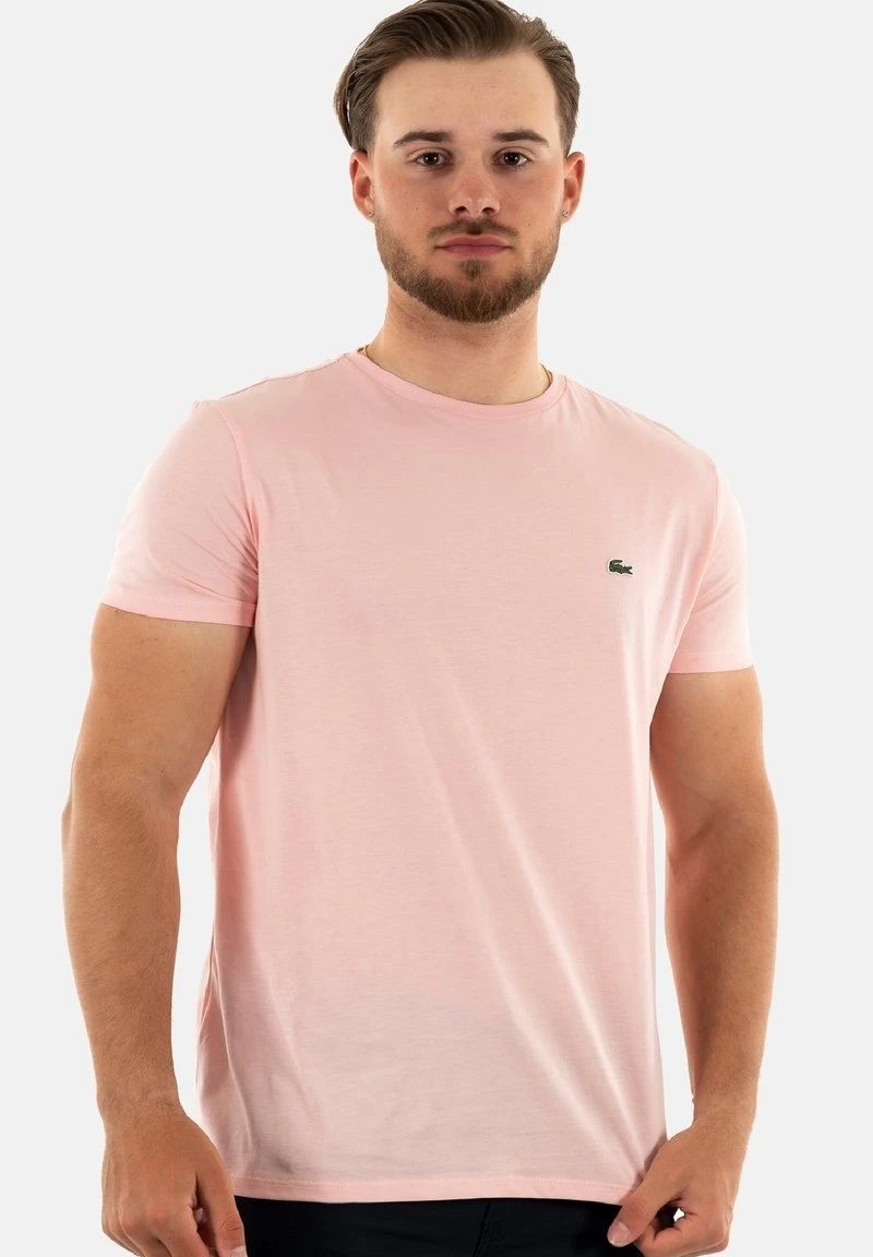 Lacoste T-Shirt Basic - Rose 3 Lacoste T-Shirt Basic - Rose