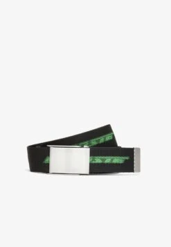 Lacoste 10 Lacoste Gürtel - Noir Estragon Vert