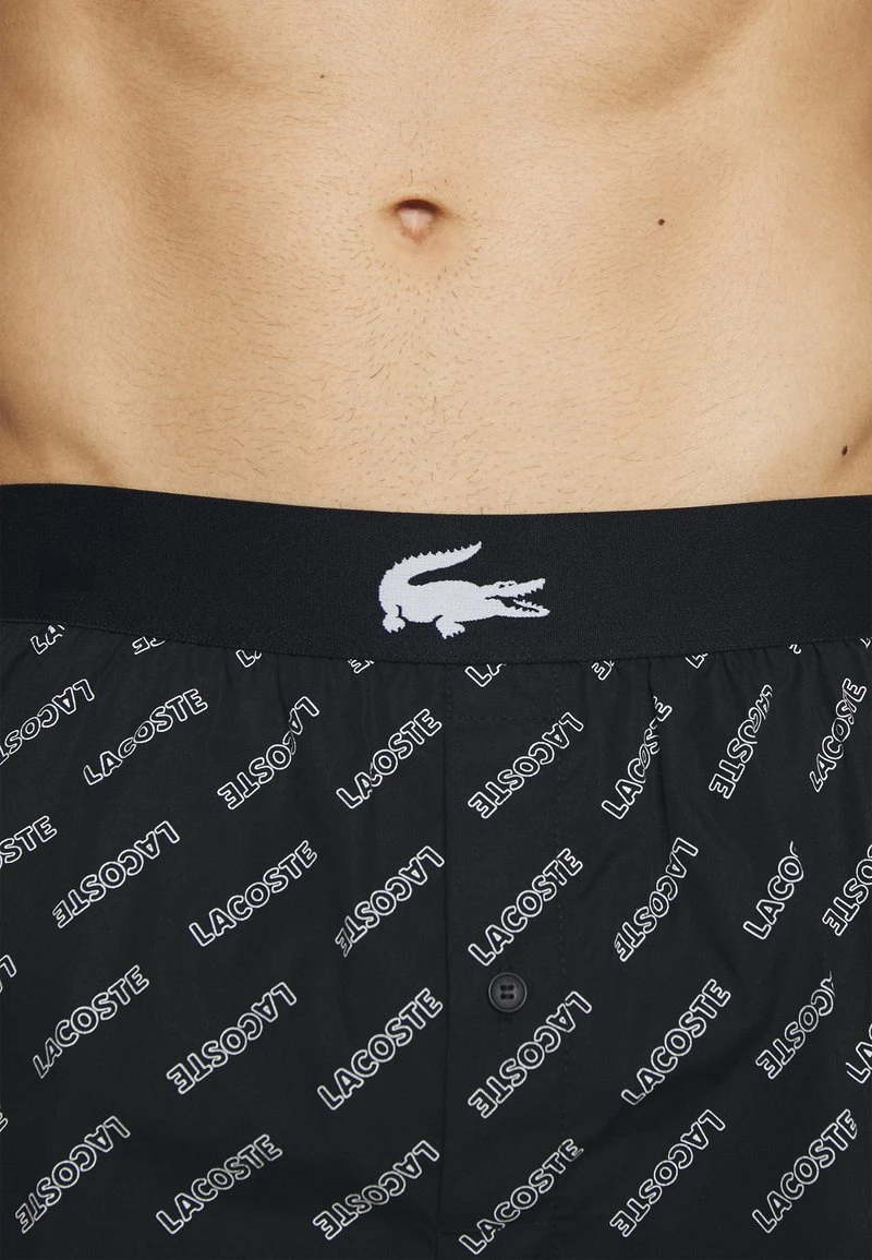 Lacoste 3 PACK - Boxershorts - Black/white 7 Lacoste 3 PACK - Boxershorts - Black/white – Bild 5