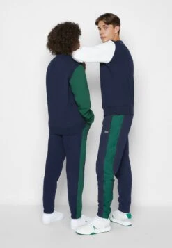 Lacoste UNISEX - Sweatshirt - Bleu Marine/vert/blanc -Lacoste f857a28a2fca48328013c0b358000fb9