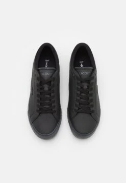 Lacoste POWERCOURT - Sneaker Low - Black/dark Grey -Lacoste faf1b4e1857d4d77b4af57f8a1d46e25