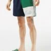 Lacoste Badeshorts - Bleu Marine/vert/blanc 2 Lacoste Badeshorts - Bleu Marine/vert/blanc -Lacoste fe053a3e341e4f469513d6be771fd58a