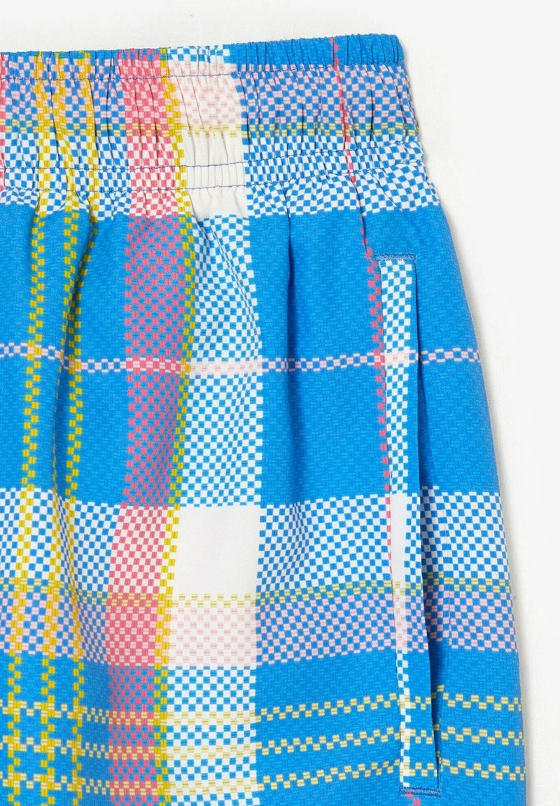 Lacoste BAIN HOMME MH5644 - Badeshorts - Bleu Blanc 8 Lacoste BAIN HOMME MH5644 - Badeshorts - Bleu Blanc – Bild 6